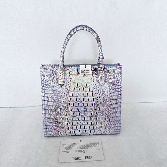 NWT Brahmin HARMONIOUS Large Caroline w/ Veronica Wallet !!GORGEOUS IRIDESCENT!! - Picture 3 of 16